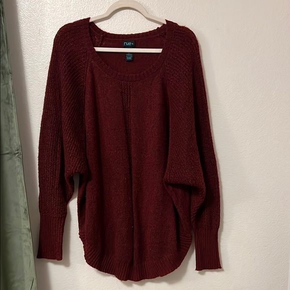 Rue21 Women's Burgundy Sweater - Picture 1 of 3